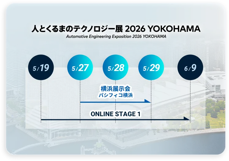 人とくるまのテクノロジー展 2026 YOKOHAMA スケジュール