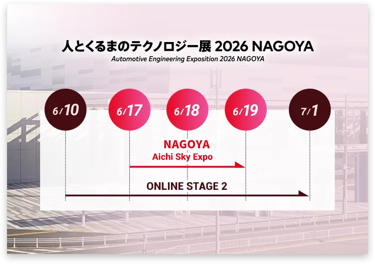 人とくるまのテクノロジー展 2025 NAGOYA schedule